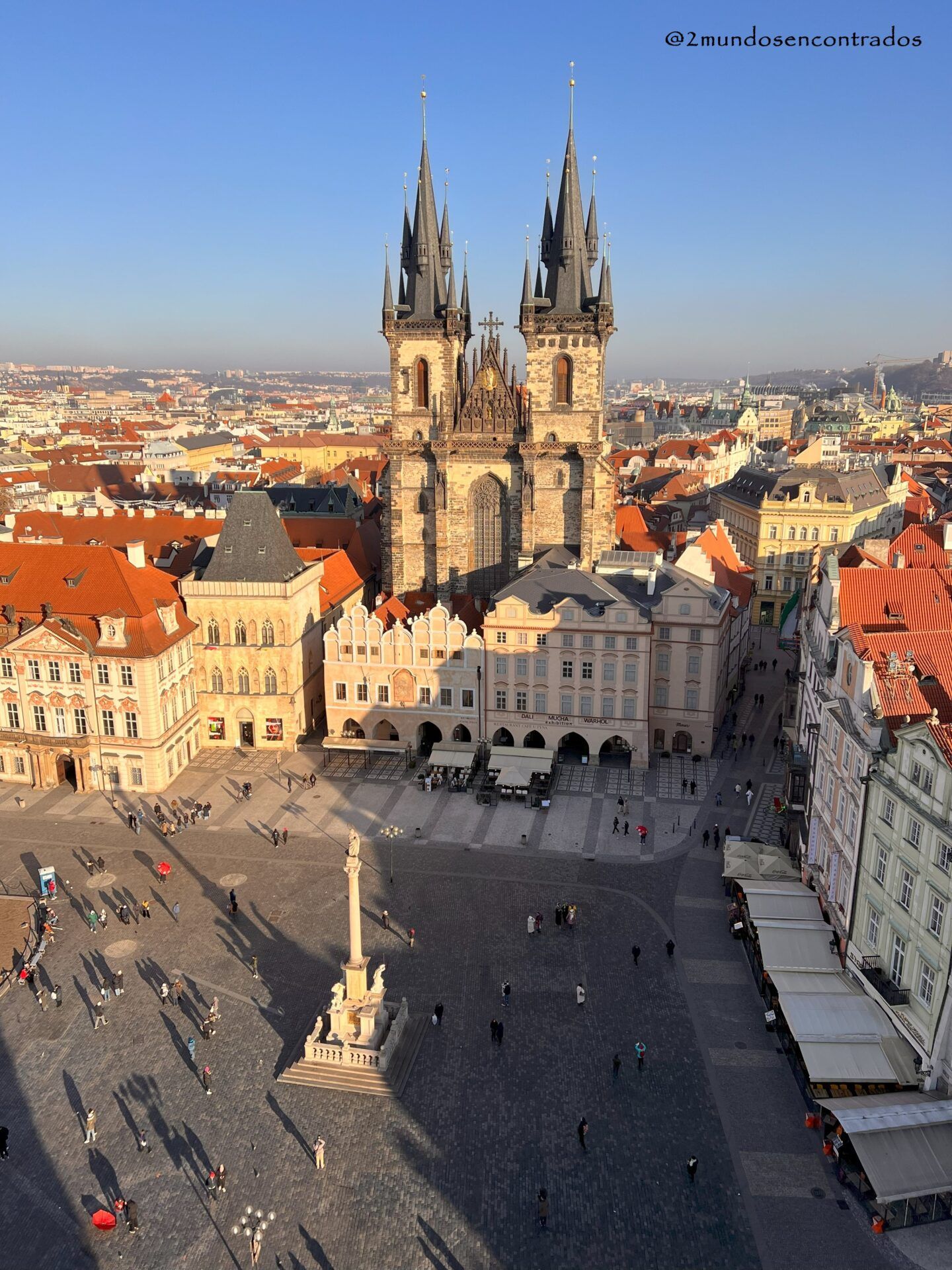 Vistas Torre del Reloj del Ayuntamiento Praga
