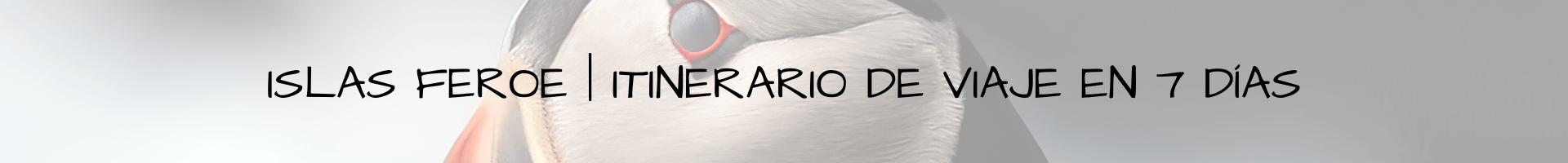itineraio Feroe