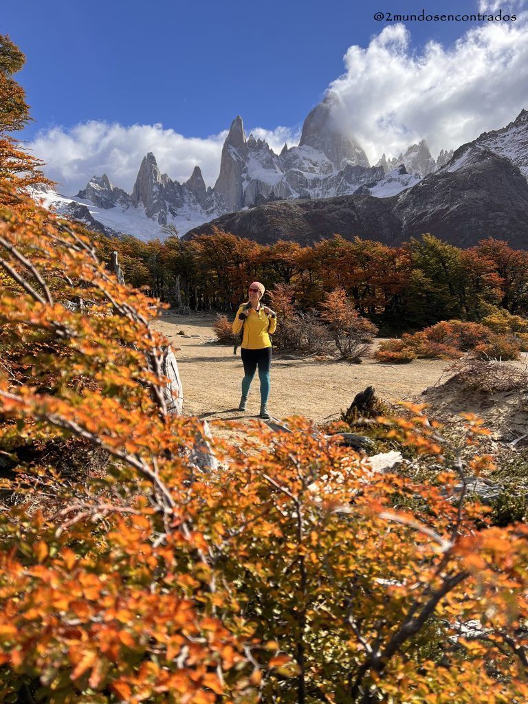 Trekking Laguna de los Tres en otoño, Patagonia