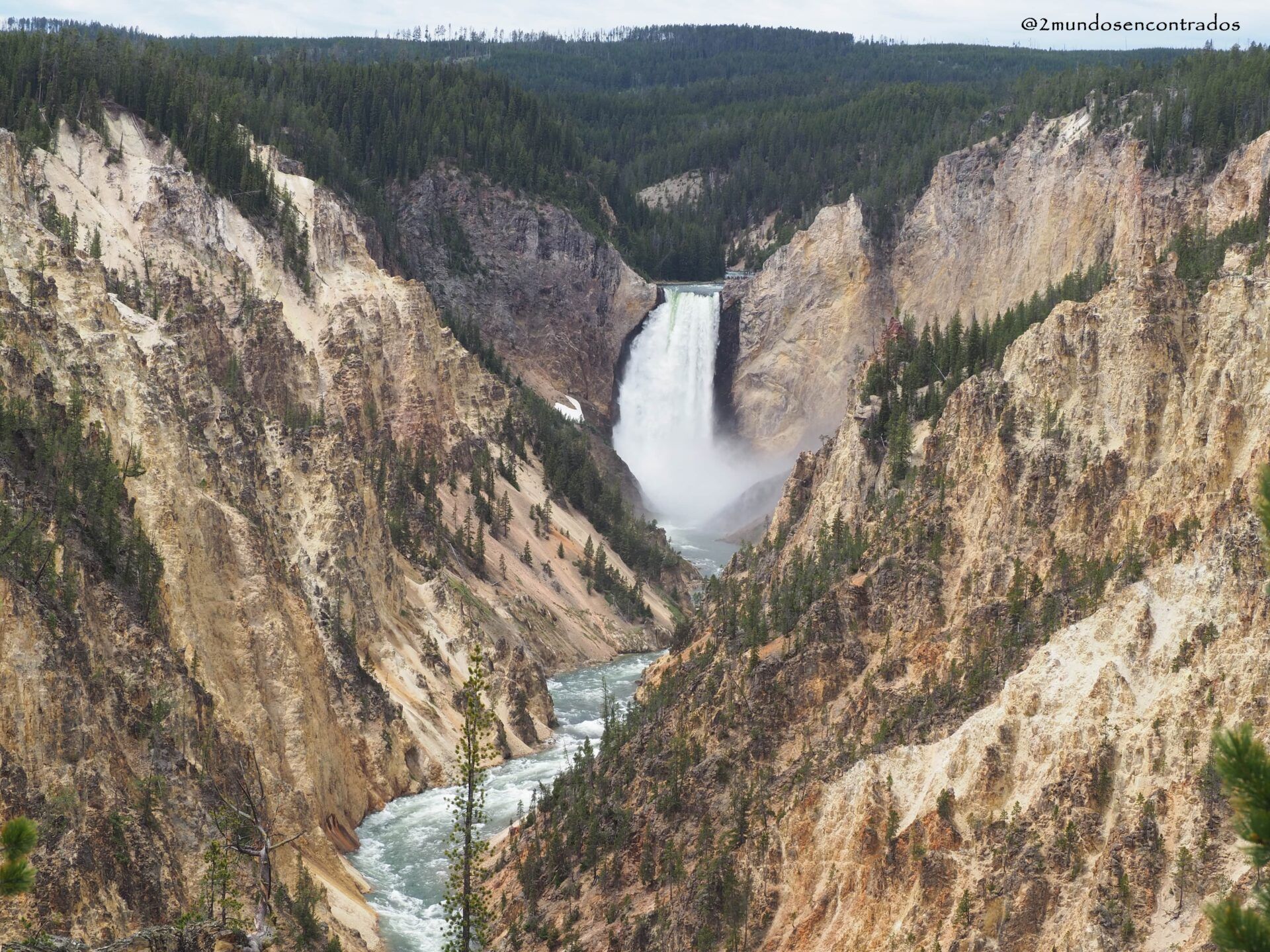 Gran cañón de Yellowstone - ruta por Grand Prismatic Spring