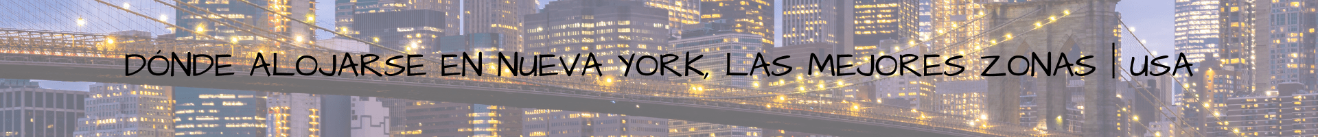 Donde alojarse en Nueva York