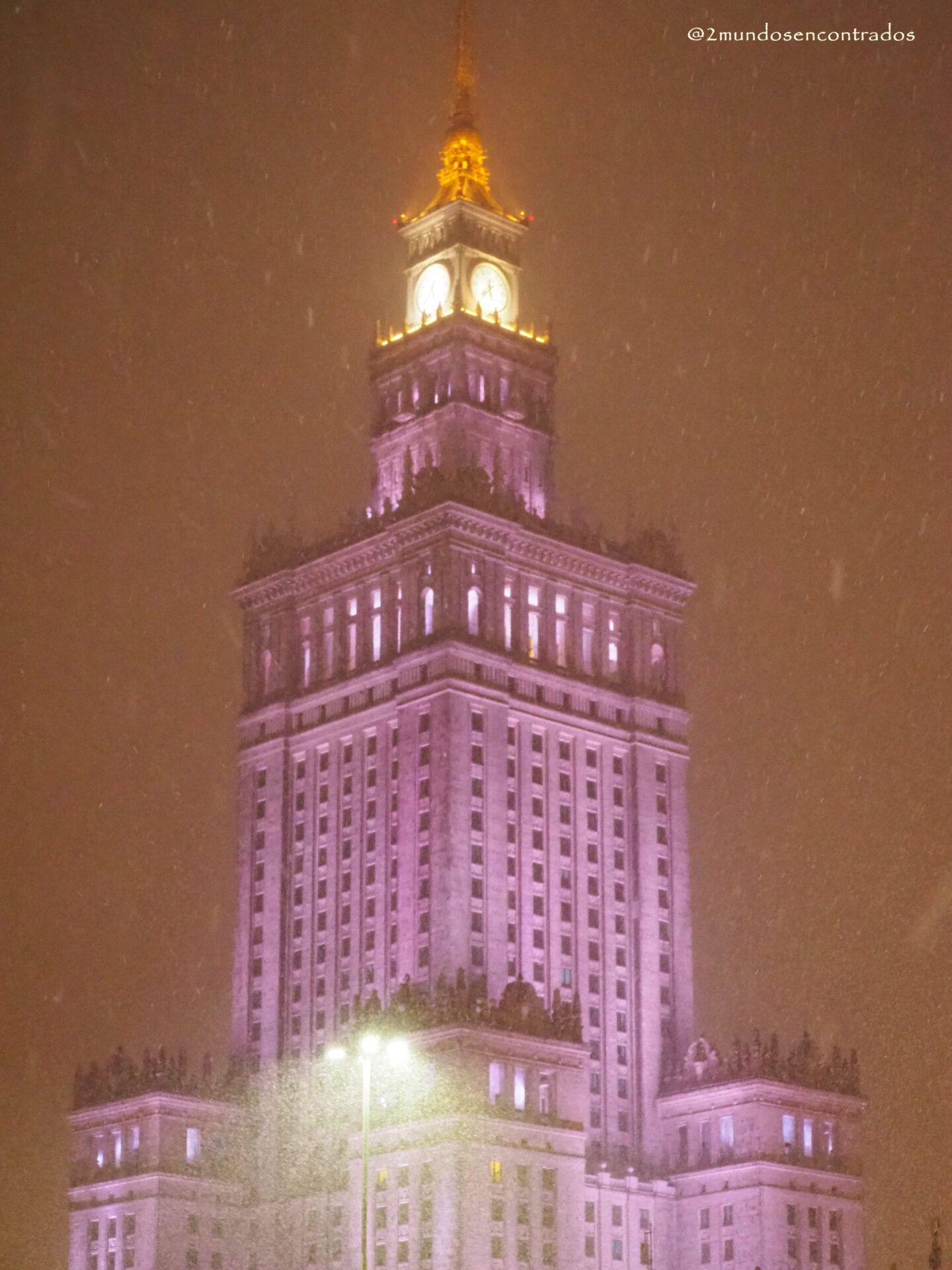 Nevada en la estación de tren de Varsovia
