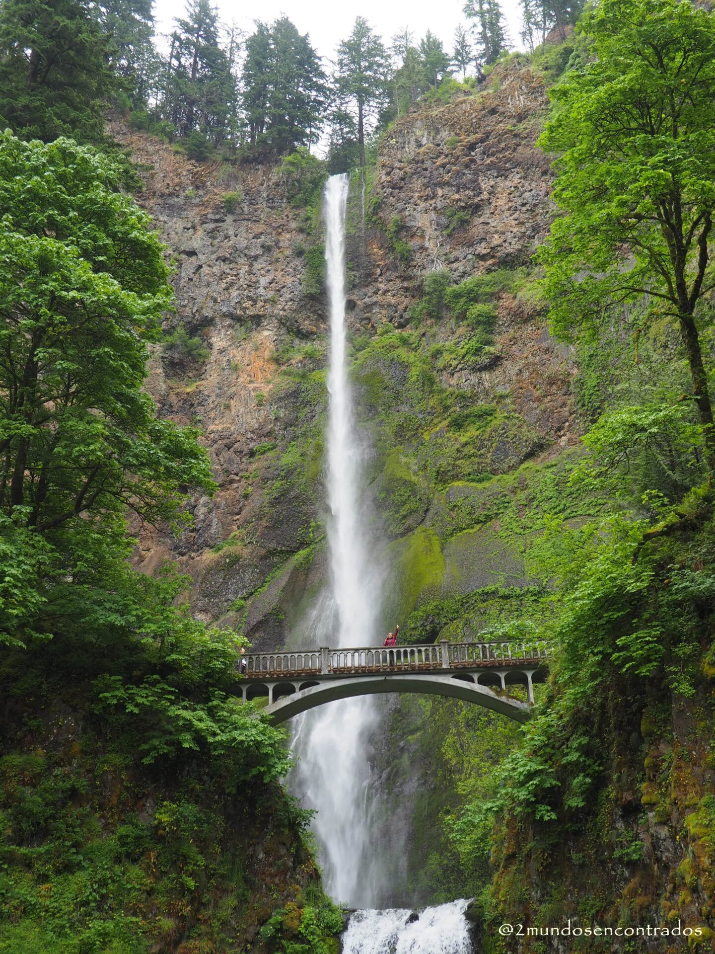 Multnomah Falls, Ruta por Oregon y Washington