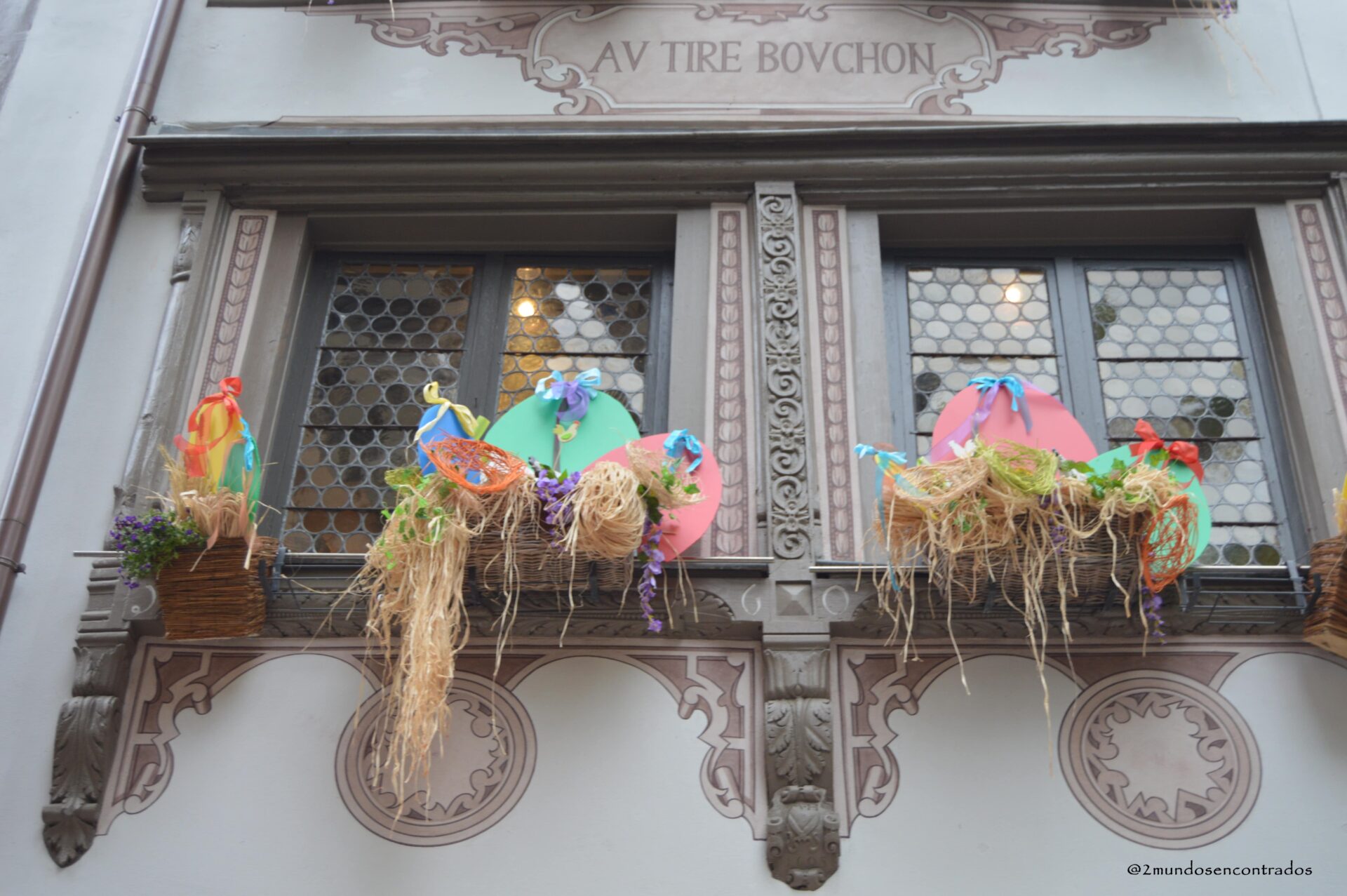 Decoración Pascua en Alsacia