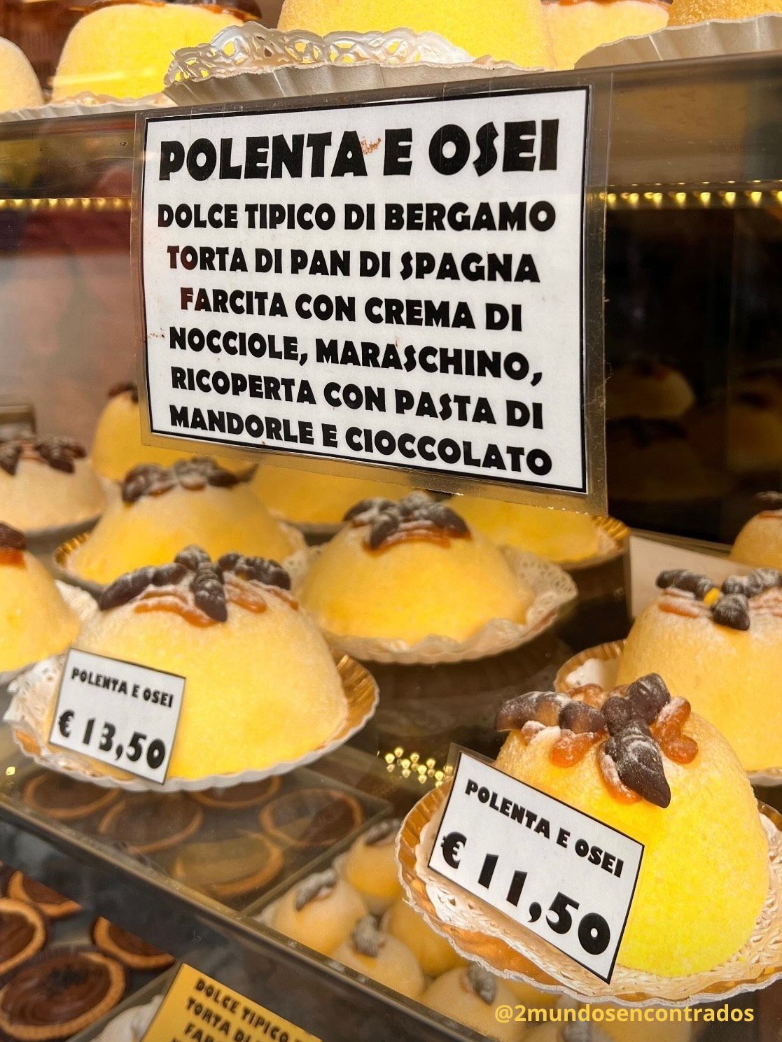 Polenta amarilla típica del norte de Italia.