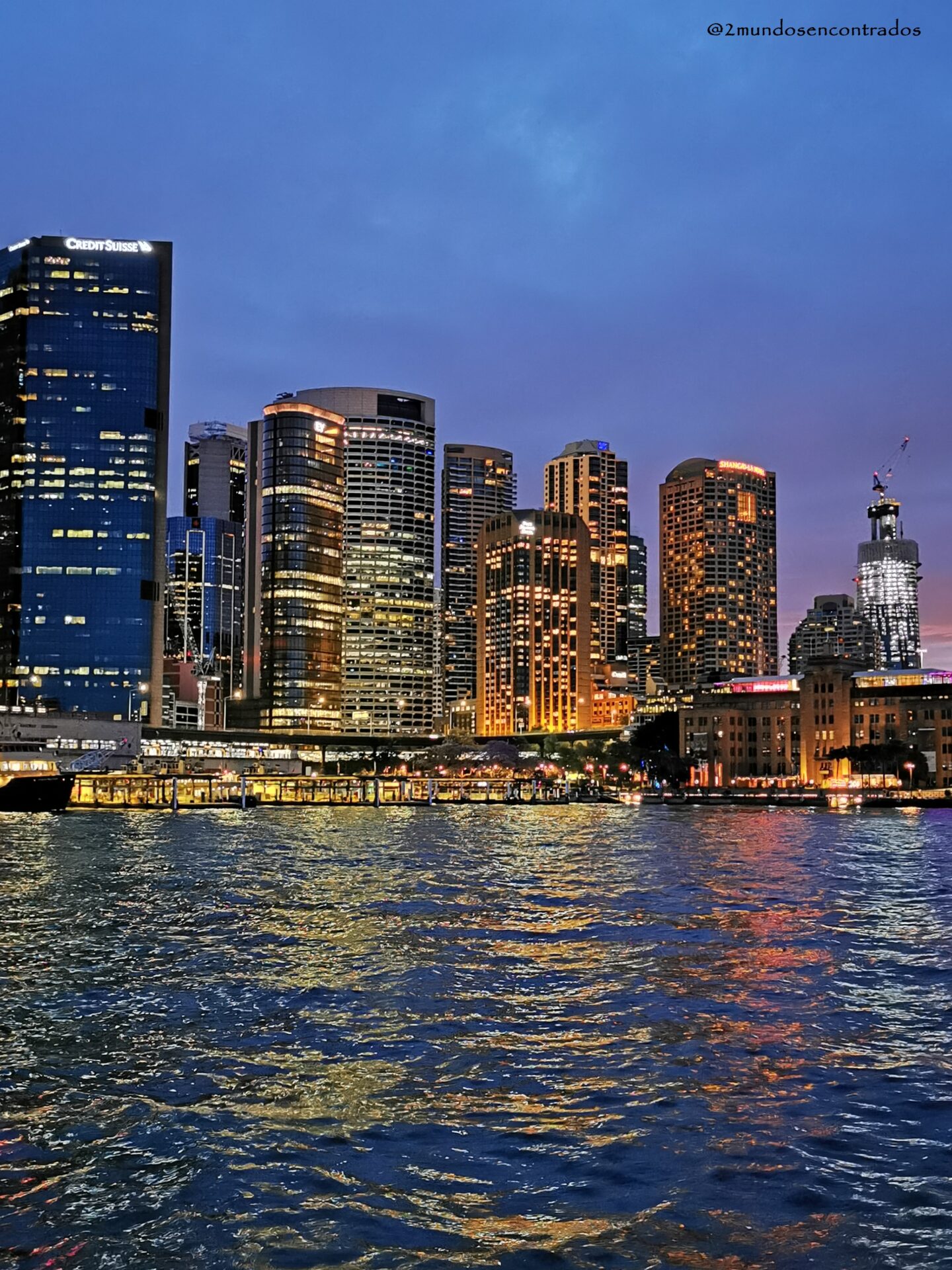 Vista del skyline de Sídney desde el puerto, parada clave en un itinerario de 4 días