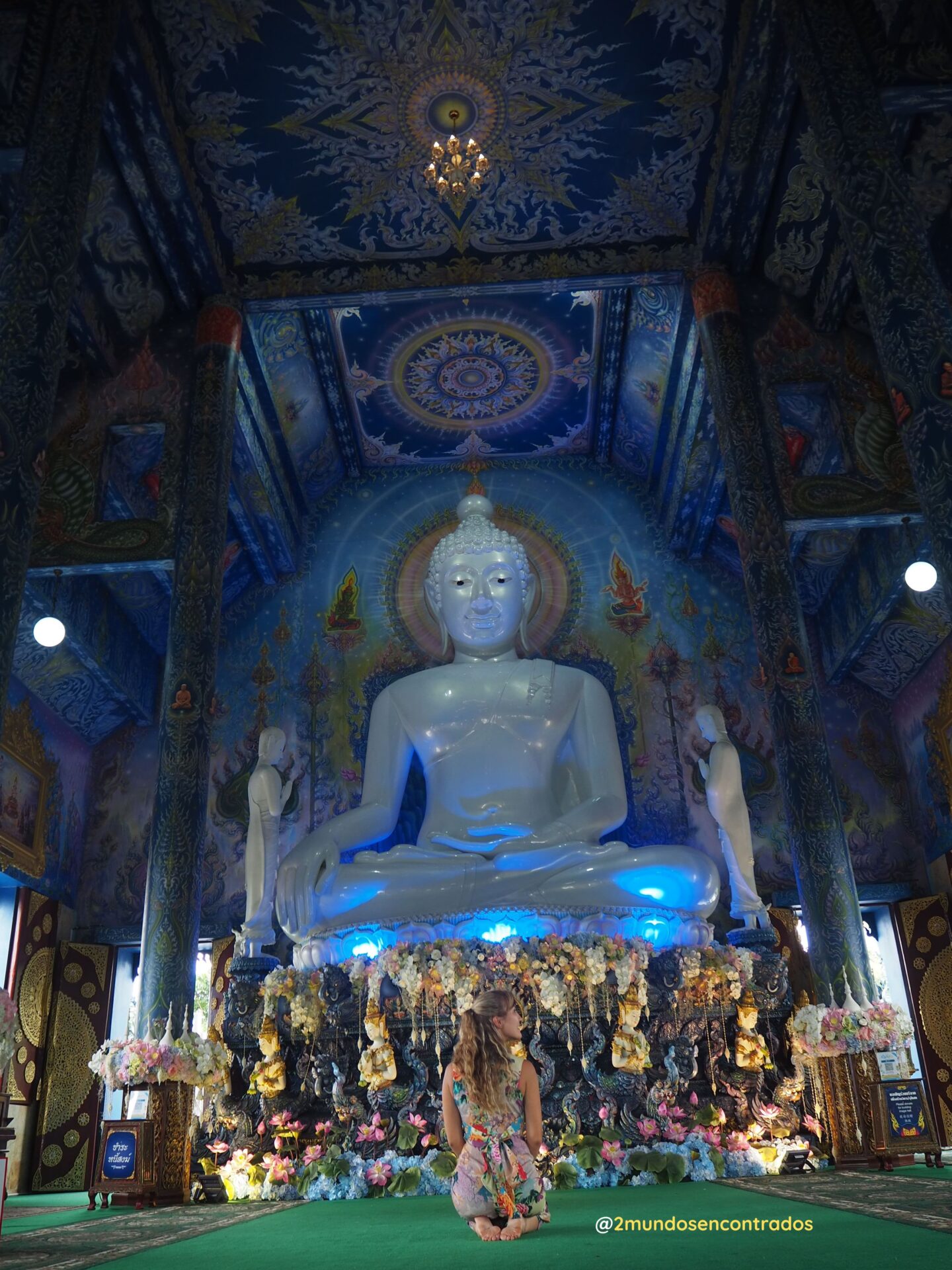 Blue Temple Chiang Rai Buda