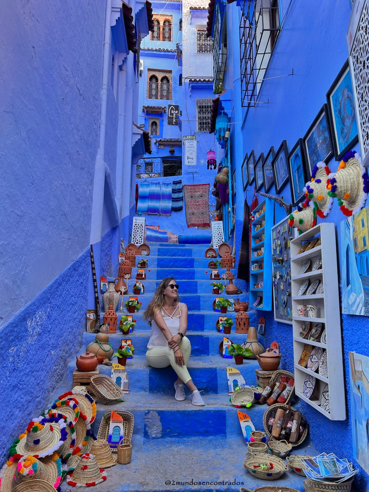 la ciudad azul de marruecos