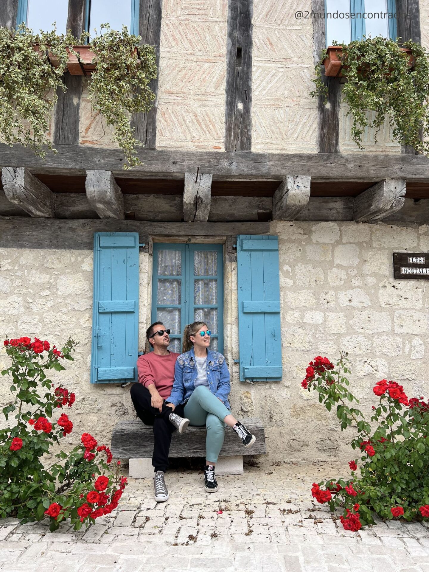 El pueblo de cuento de Montjoi en Francia